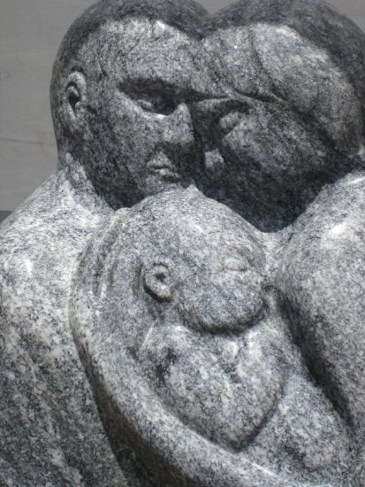 Detail of Kobi's monument